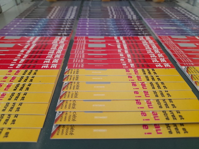 Nos procédés de fabrication industriels exigeants vous garantissent la meilleure qualité. Vos cartes à gratter épateront vos clients. Nos procédés de fabrication industriels exigeants vous garantissent la meilleure qualité. Vos cartes à gratter épateront vos clients.